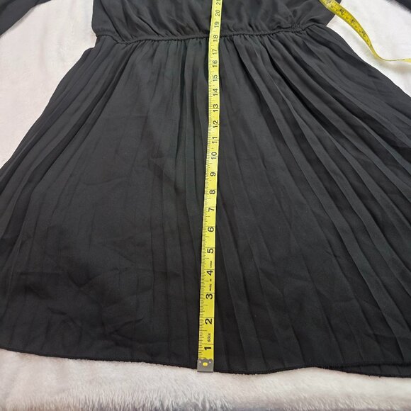 BBX Lephsnt Black Wrap Dress - Elegant & Flowy - Size L - Picture 9 of 13